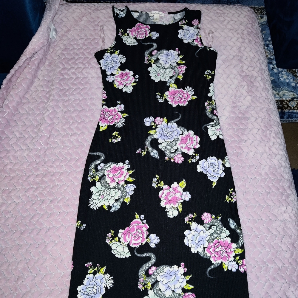 Women's Printed Midi Dress